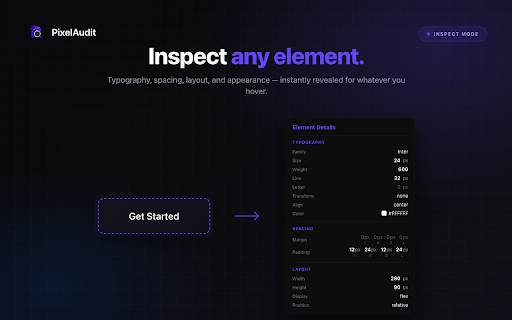 PixelAudit :: High-precision UI design auditing and spacing measurement tool.