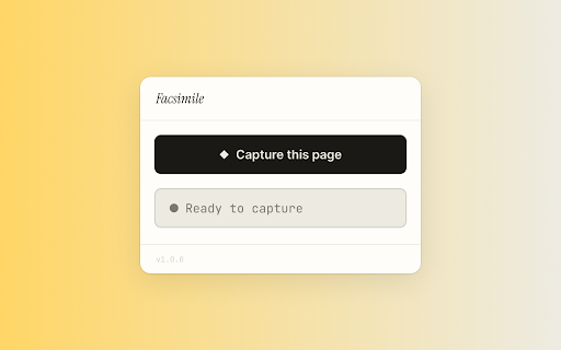 Facsimile - URL to Design :: Capture any web page and paste it into Figma as an editable design.