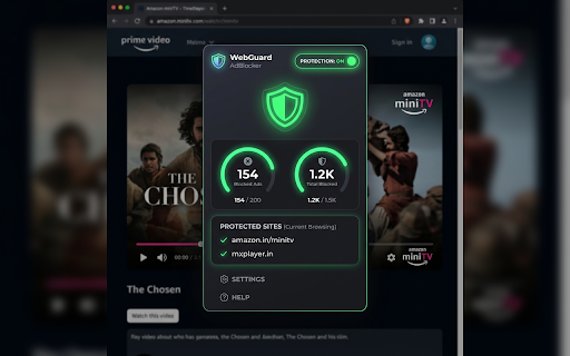 Amazon MiniTV & MX Player Ad Blocker :: Automatically blocks all ads on Amazon MiniTV and MX Player websites. Install once and enjoy ad-free streaming!