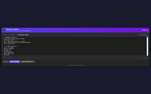 Finmagine AI Advisor – Smart Stock Analysis Prompts :: Generate AI-ready stock analysis prompts from Screener.in & stockanalysis.com. Open in ChatGPT, Gemini, or Perplexity.