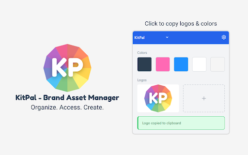 KitPal - Brand Kit Organizer :: Easily manage and access your brand assets with KitPal - your personal brand kit organizer.