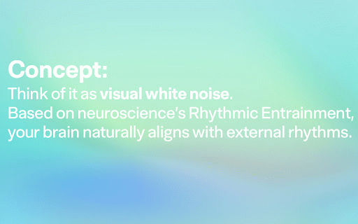 BreathingBrowser Standard :: A mindfulness extension that uses visual breathing rhythms to help you regain focus and relax.