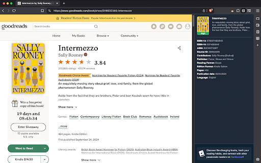 Marian The Librarian :: Extracts book details from Amazon product pages. Created for the fine librarian corps of Hardcover.app.