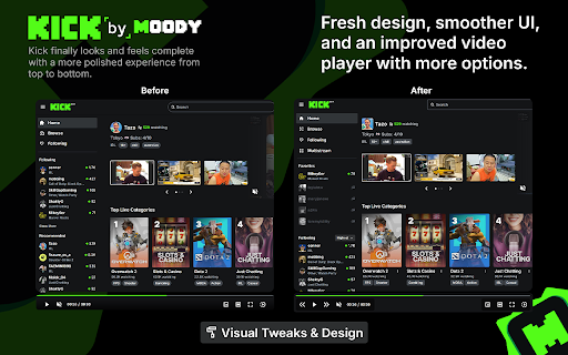 Kick by Moody | Upgrade Your Kick :: The features Kick should've launched on day one.
