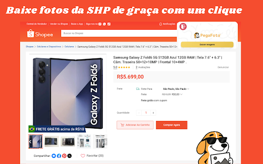 Pega-Foto :: Baixar fotos de produtos diretamente da página de produto.