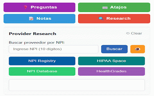 Good Notes :: Extension para ayudar en el registro de notas en el call center. Creado por Dexterpol-A21.