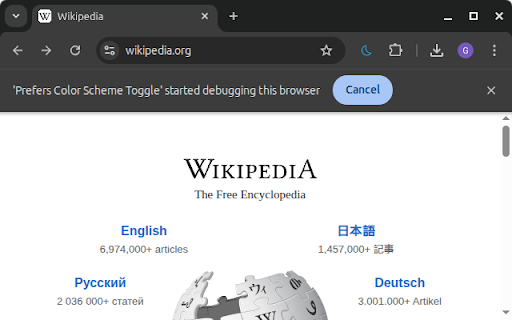 Prefers Color Scheme Toggle :: Toggle `prefers-color-scheme` using Chrome Debugger for easier front-end development in dark/light modes.