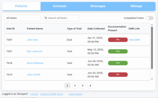 Sherpa Link: Clinical Companion (PT) :: A clinician’s shortcut to patient management, scheduling, mileage tracking, AR, and automated workflows in Sherpa Care and beyond.