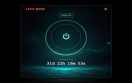 Lava Node Extension :: Track your real Lava Network testnet validator uptime, securely.