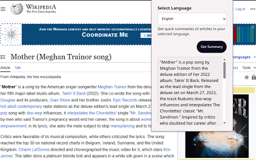 MahSummary: Fast & Free Summary and Translate Any Page :: Instantly Summarize Any Page or Article in Your Language with AI!