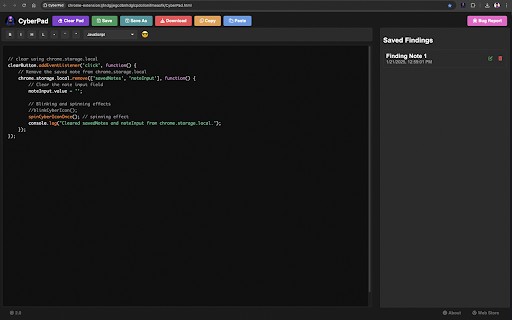 CyberPad :: CyberPad: Your Ultimate Security, Development & Pen-testing Notepad