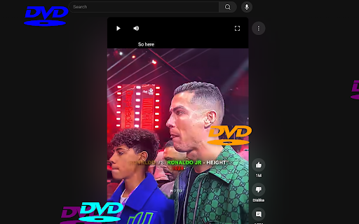 DVD Screensaver - Bouncing Logo :: Add nostalgic bouncing DVD logos to any webpage! Customizable size, speed, and collision effects.