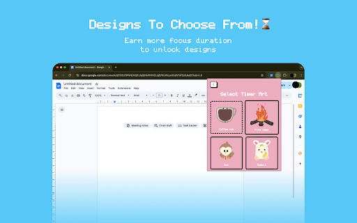 PixFocus: Gamified, Cozy Visual Focus Timers :: PixFocus is a gamified, cozy, pixel art with cute visual timers and neo-brutalism styling