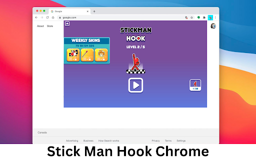 Stick man Hook :: Stick man Hook Game for Chrome™! Now you can play best game on your Browser! Unblocked & Free! Have fun!