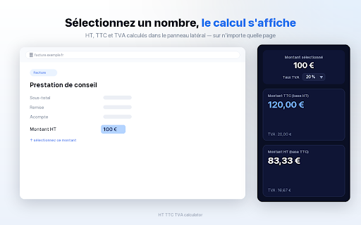 HT TTC TVA calculator :: Le seul plugin permettant d'afficher facilement le montant HT TTC OU TVA d'un nombre en le survolant