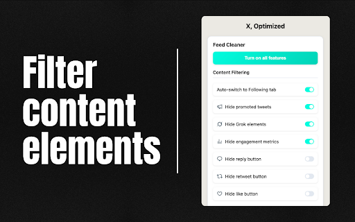 X, Optimized :: The ultimate toolkit to optimize and enhance your X experience