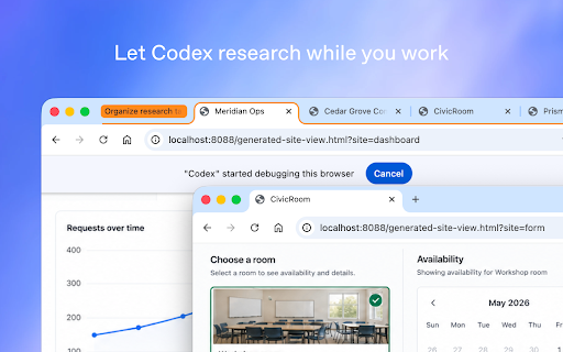 Codex :: Control Chrome with Codex.