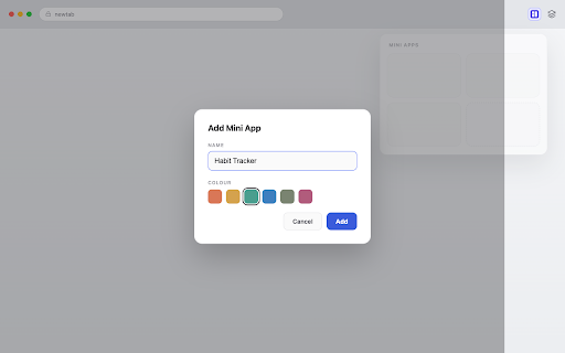 My Mini App Launcher :: Save HTML mini apps to your browser and launch them in one click. All stored locally, never sent anywhere.
