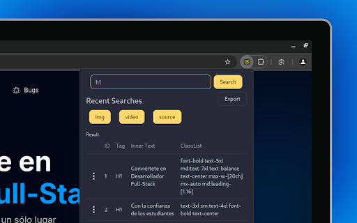 Query Selector Tool :: Easily create and test DOM query selectors on the active page.