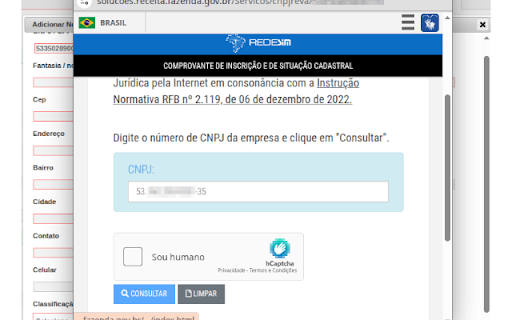 Brudam Consulta CNPJ :: Extensão Brudam para consulta de CNPJs diretamete da Receita Federal!