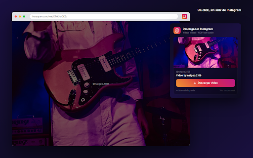 Video Downloader for Instagram :: Download Instagram videos and Reels instantly with a single click. H.264, with audio, no registration required.