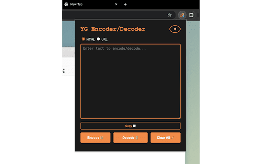 YG Encoder/Decoder :: Simple tool to encode and decode URLs and HTML