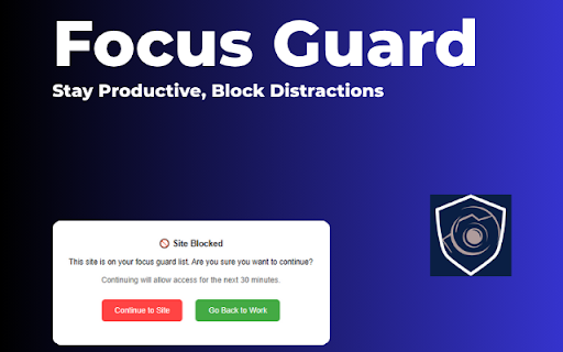Focus Guard - Website Blocker :: Block distracting websites with customizable confirmation prompts