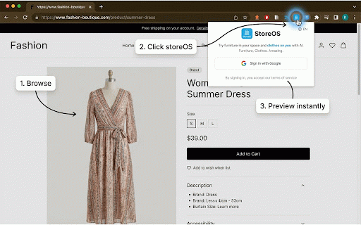 StoreOS Live - Virtual Try-On :: Try on clothes and decor instantly with AI. Right-click any item to see how it looks on you.