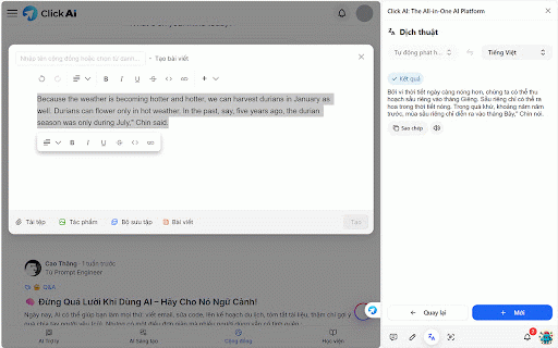 Click AI: The All-in-One AI Workspace :: Click AI: The All-in-One AI Workspace - Chat, translate, write, and analyze with advanced AI capabilities