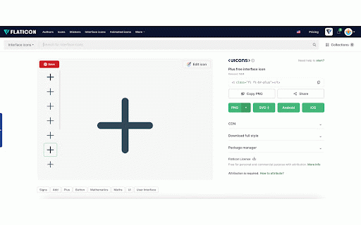 Flaticon SVG Downloader :: Download any icon/sticker in svg format without any limits.