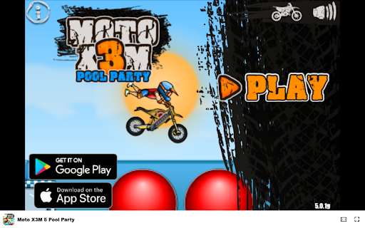 Moto X3M 5 Pool Party - Race through summer fun! :: Dive into Moto X3M 5 Pool Party: a thrilling motorbike race filled with challenges and summer fun!