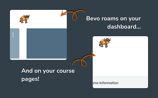 Roaming Bevo :: Have your very own Bevo roam around your Canvas page.