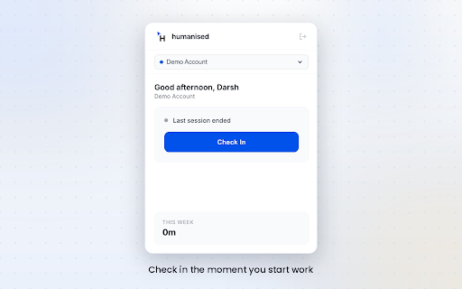 Humanised :: Time attendance tracker for Humanised payroll