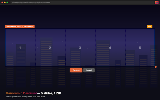 Instagram Screenshotter :: Capture screenshots in exact Instagram dimensions: Feed, Story, Reel, Carousel and Panoramic Carousel with ZIP export.