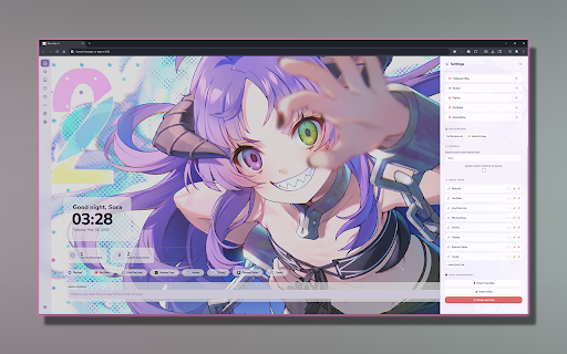 Moe Tabs :: A cozy, anime-inspired new tab page with themes, productivity widgets, and moe aesthetics ♡