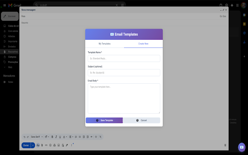 Email Templates Manager :: Gerencie e insira templates de emails com variáveis personalizáveis