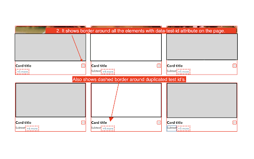 Data Test Id Inspector :: This extension helps you to inspect the 'data-test-id' attribute of the elements on the page.