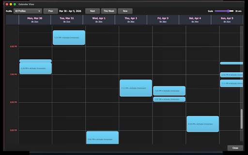 CountDown Pro :: Track focused daily time, streaks, yearly totals, and profile-based immersion goals.