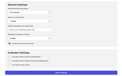 Availability Slots :: Generate availability slots from your calendar for easy sharing