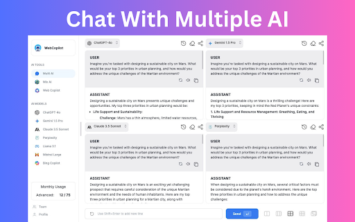 Web Copilot - Your AI Companion :: WebCopilot AI is a powerful Chrome extension that transforms your browsing experience with AI-driven assistance.