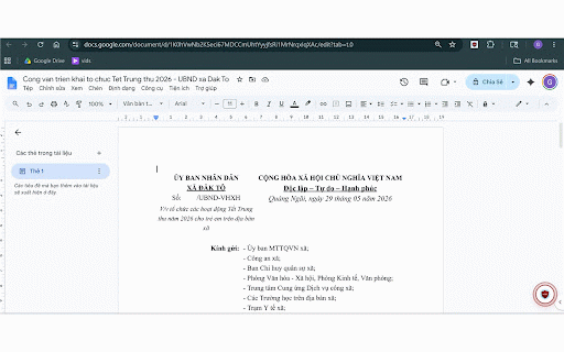 Trợ lý AI Hành chính :: Trợ lý hành chính thông minh — Tự động hoá văn bản, báo cáo, họp hành trên Google Workspace.