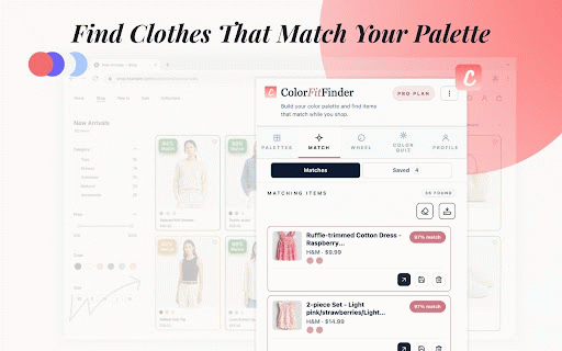ColorFitFinder: Shop Your Colors :: Save color palettes and find clothing that matches your colors while you shop online.
