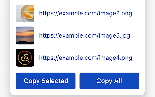 Image URL Extractor :: Extract and display all image URLs from the current page with a vibrant UI.