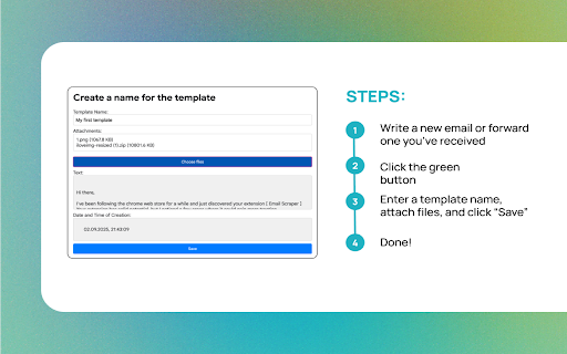 Gmail Template with Attachment :: Save Gmail Template with Attachment! Easily create, manage, and reuse email templates with files, images, and docs in Gmail