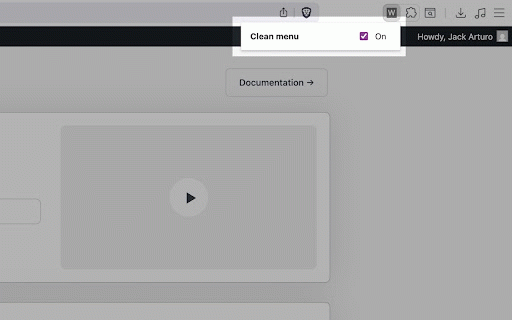 WP Admin Menu Cleaner :: Clean up the WordPress admin by hiding plugin clutter, while keeping current page visible. Perfect for screenshots and demos.