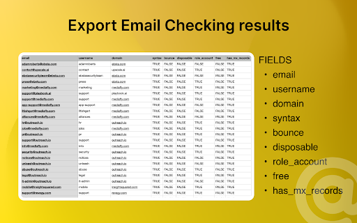 Email Verify - Bulk Email Checker & Validator :: Instantly verify bulk emails to check availability, streamline your email verification process!