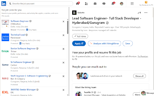 HiringMirror - Reflect Your best Self to 500M+ active recruiters globally. :: The better way to job search. Quick apply and autofill job applications in one click. Track jobs, companies & more!
