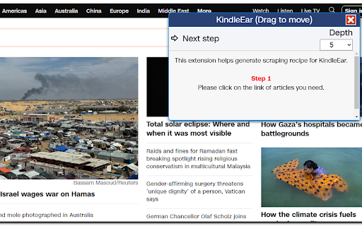 KindleEar :: Provides multiple convenient methods for using the KindleEar web app and assists in creating web scraping recipes without coding.