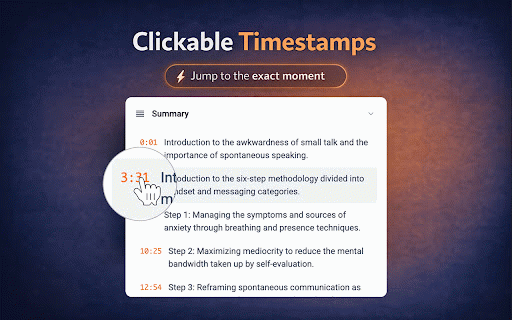 Tocly - AI YouTube Summarizer :: AI-powered YouTube summarizer. Get key points, timestamps, and chat with any video in seconds.