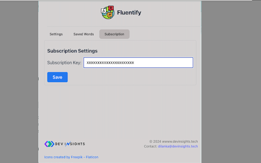 Fluentify :: Fluentify is a chrome extension that helps you to learn new languages by translating the text instantly on the web pages.